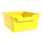 Aufbewahrungsbox Ergo Tray, 15 cm hoch, gelb, 